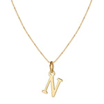 Load image into Gallery viewer, 14k Sleek Serif Initial Necklace