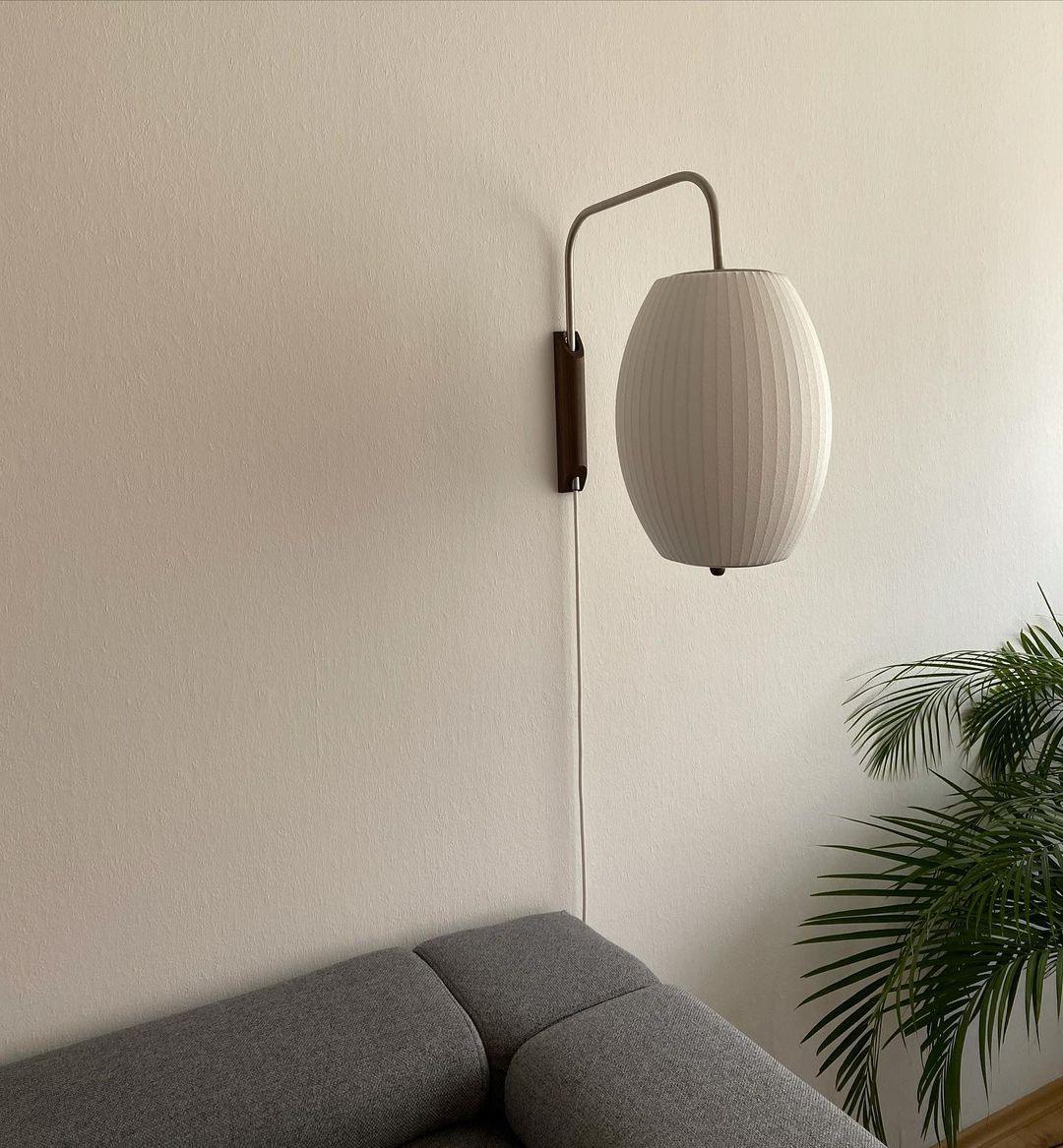 Spherical Contemporary Wall Sconce Swivel Arm