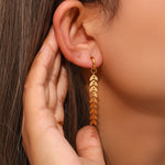 Load image into Gallery viewer, Faith Fishtail Earrings