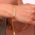 Load image into Gallery viewer, Delaida Gold Leaf Bracelet