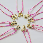 Load image into Gallery viewer, Chunky Gemstone Accented Initial Rope Necklace