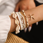 Load image into Gallery viewer, 7pc Boho Beach Bracelet Stack