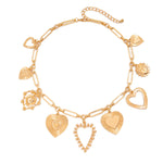 Load image into Gallery viewer, Chunky Heart Charm Necklace