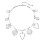 Load image into Gallery viewer, Chunky Heart Charm Necklace