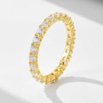 Load image into Gallery viewer, S925 2pc 4.5CT Solitare Oval Ring