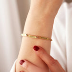 Load image into Gallery viewer, Personalized Family Names Paperclip Bracelet