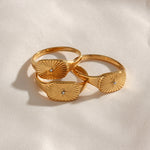 Load image into Gallery viewer, Aglaia Gold Sun Ring
