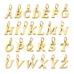 Load image into Gallery viewer, Minimal Serif Letter Initial Herringbone Necklace
