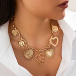 Load image into Gallery viewer, Chunky Heart Charm Necklace