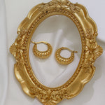 Load image into Gallery viewer, Jane Croissant Hoop Earrings