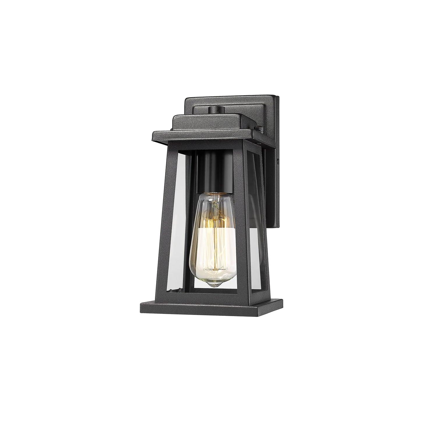 Lantern Timeless Classic Black Finish Wall Lamp