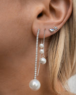 Load image into Gallery viewer, Sterling Silver Mini Heart Stud Earrings
