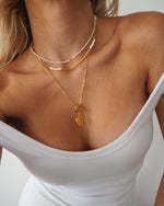 Load image into Gallery viewer, Havana Coin Necklace with Toggle Clasp