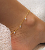 Load image into Gallery viewer, Freshwater Gold Chain Anklet