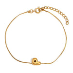 Load image into Gallery viewer, Dainty Bubble Letter Initial Bracelet