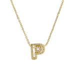 Load image into Gallery viewer, Dazzling Diamond Initial Necklace