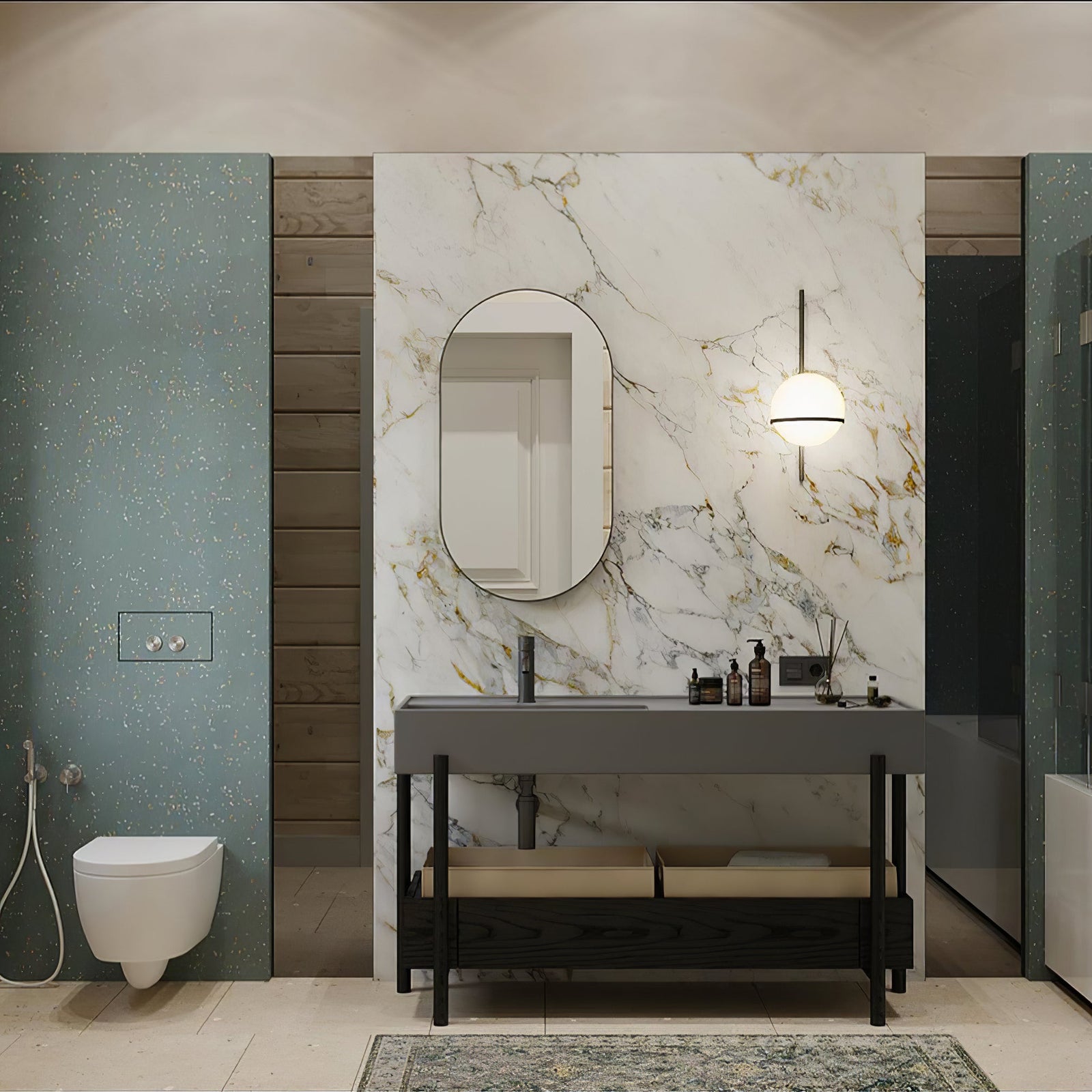 Spherical Contemporary Designer Wall Light