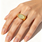 Load image into Gallery viewer, Chunky Oval Stone Set Ring