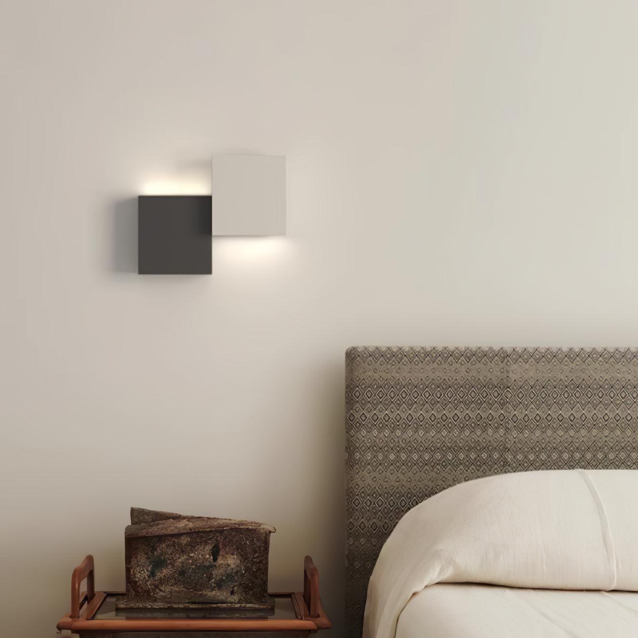 Brushed Metal Piano Key Contemporary Wall Sconce