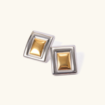 Load image into Gallery viewer, Jocelyn Gold Box Earrings
