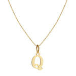 Load image into Gallery viewer, 14k Sleek Serif Initial Necklace