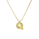 Load image into Gallery viewer, Chunky Feminine Letter Initial Necklace