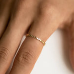Load image into Gallery viewer, Bezel Dot Eternity Ring