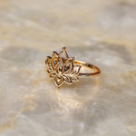 Load image into Gallery viewer, Lotus Flower Dainty Ring
