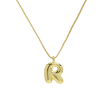 Load image into Gallery viewer, Chunky Feminine Letter Initial Necklace
