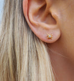 Load image into Gallery viewer, Risa Starburst Crystal Stud Earrings
