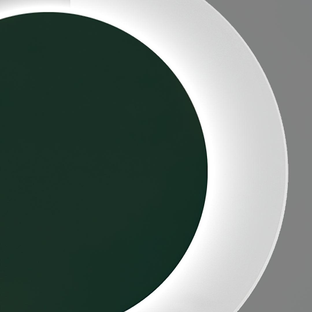 Rounded Sculptural Art Glass Finish Wall Sconce