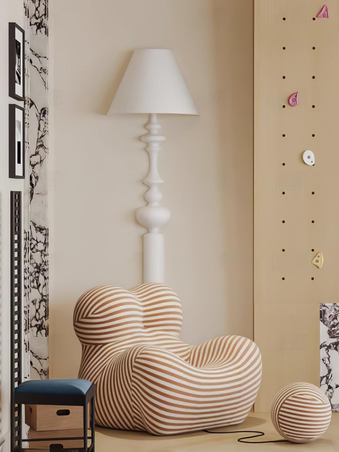 Plaster Portrait Nordic Inspired Wall Light