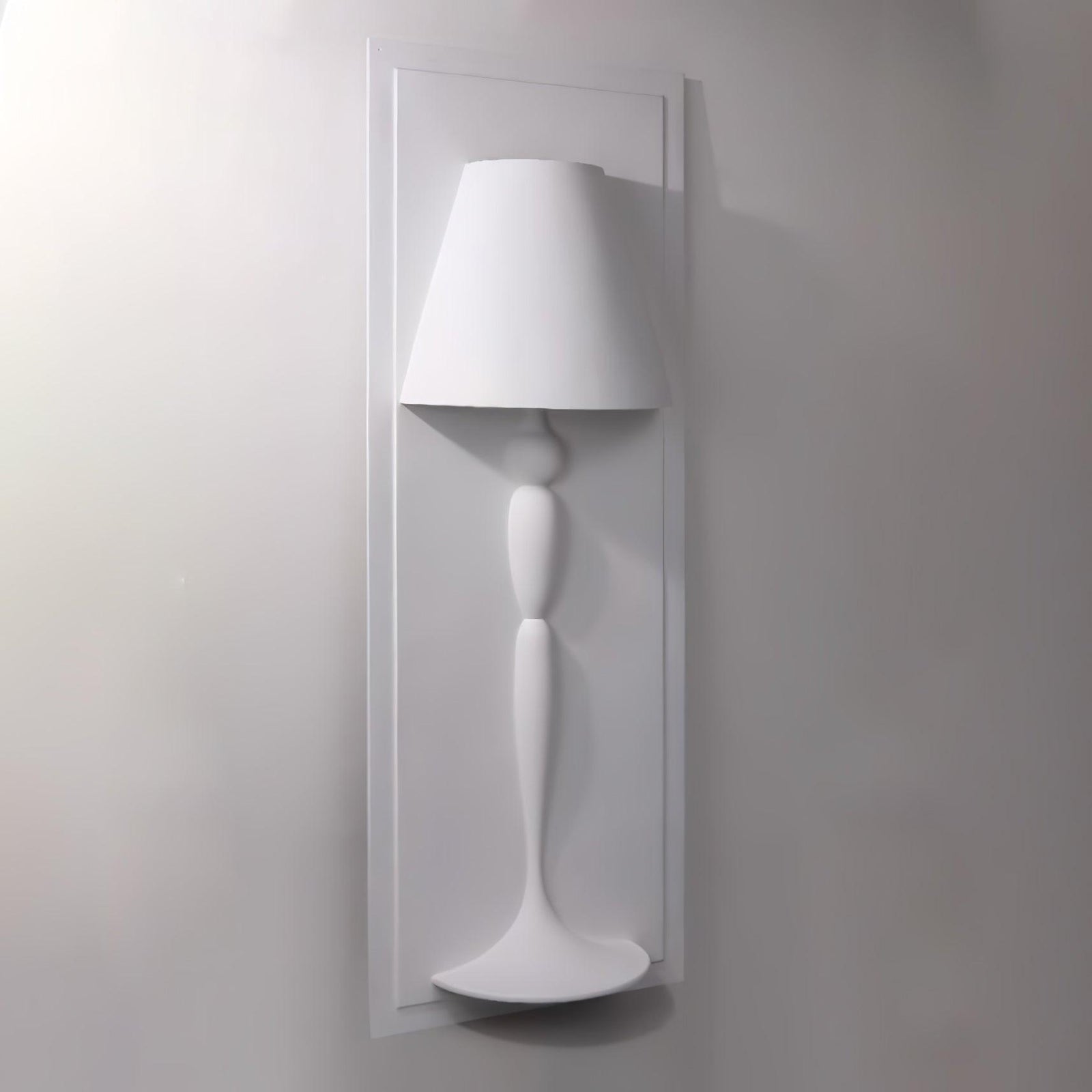 Plaster Portrait Nordic Inspired Wall Light