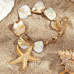 Load image into Gallery viewer, Bold Beach Sea Shell Bracelet and Necklaces
