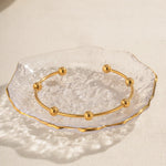 Load image into Gallery viewer, Classy Separated Sphere Bangle Bracelet