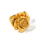 Load image into Gallery viewer, 18k Rose Signet Ring