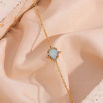 Load image into Gallery viewer, Dainty Iridescent Opal Necklace, Bracelet, Earrings