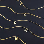 Load image into Gallery viewer, Cuneo Letter Necklace