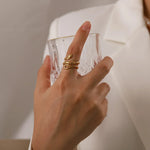 Load image into Gallery viewer, Adjustable Spiraling Snake Ring
