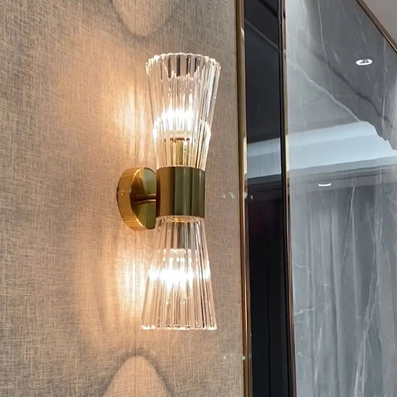 Modern Brass Wall Sconce Light Fixture