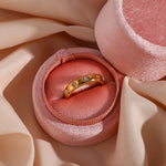 Load image into Gallery viewer, 18k Star & Stone Embedded Ring