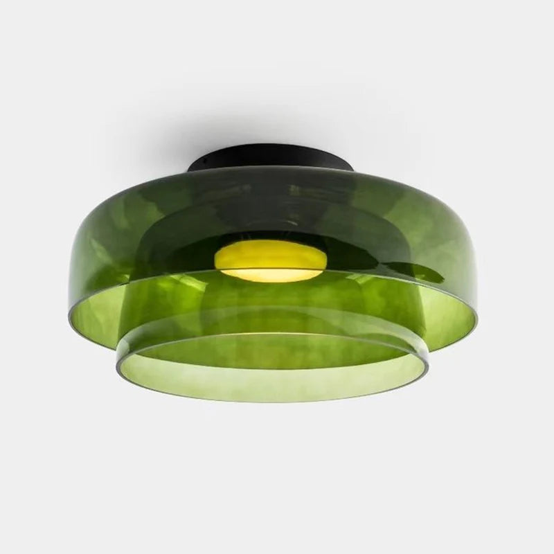 Nordic Modern Glass Flush Mount Ceiling Light