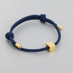 Load image into Gallery viewer, Adjustable Couples Box Letter Initial Bracelets