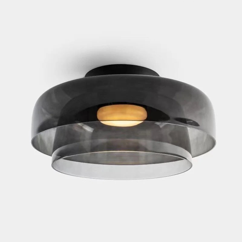 Nordic Modern Glass Flush Mount Ceiling Light
