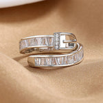 Load image into Gallery viewer, Diamond Belt Ring