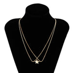 Load image into Gallery viewer, Dainty Magnetic Star Necklace Pair