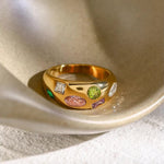 Load image into Gallery viewer, Chunky Gem Mine Ring