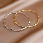 Load image into Gallery viewer, Classy Diamond Hex Bangle Bracelet