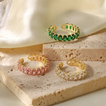 Load image into Gallery viewer, Dainty Oval Cut Diamond Adorned Ring