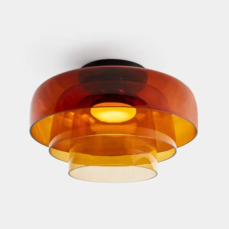 Nordic Modern Glass Flush Mount Ceiling Light